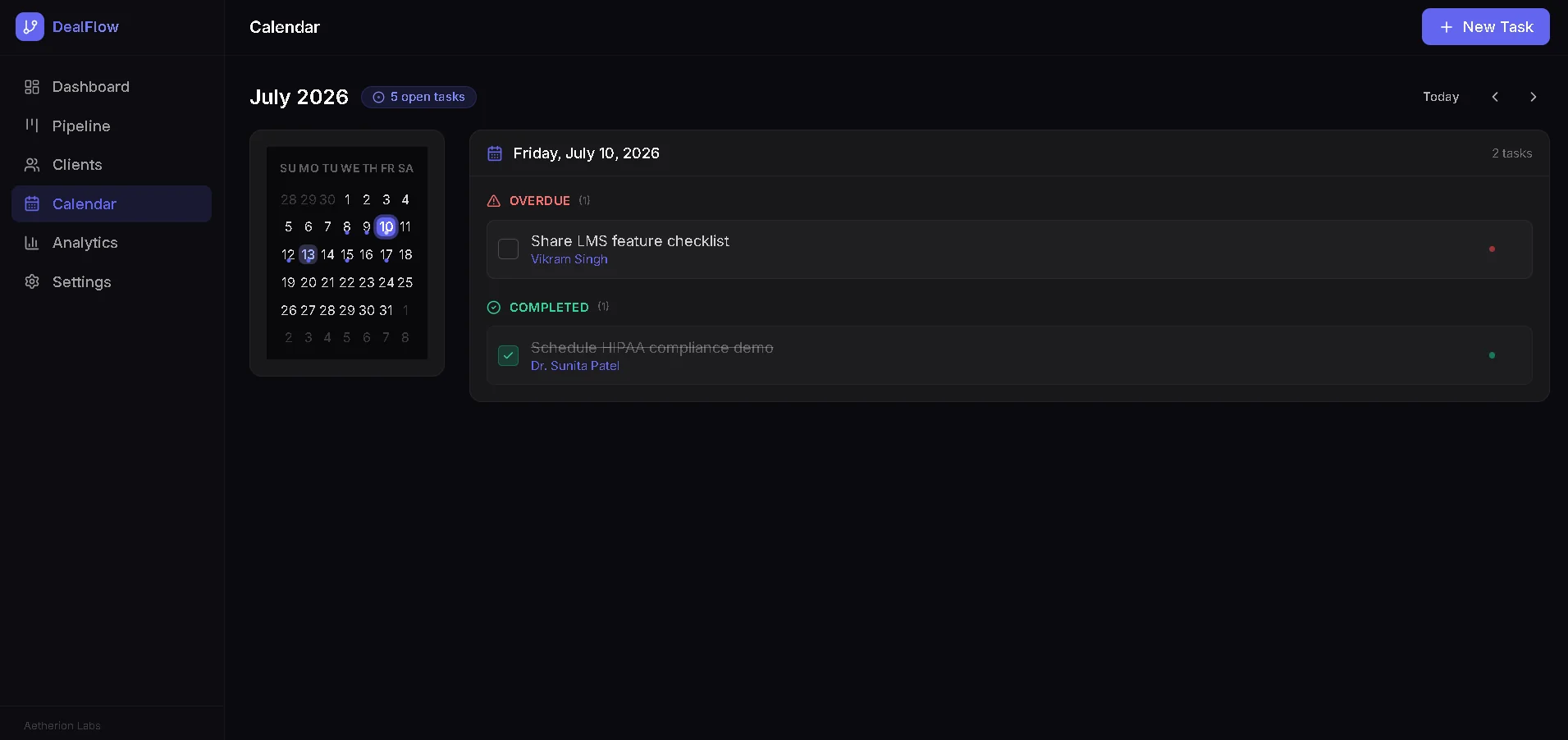 DealFlow CRM supporting screenshot 5